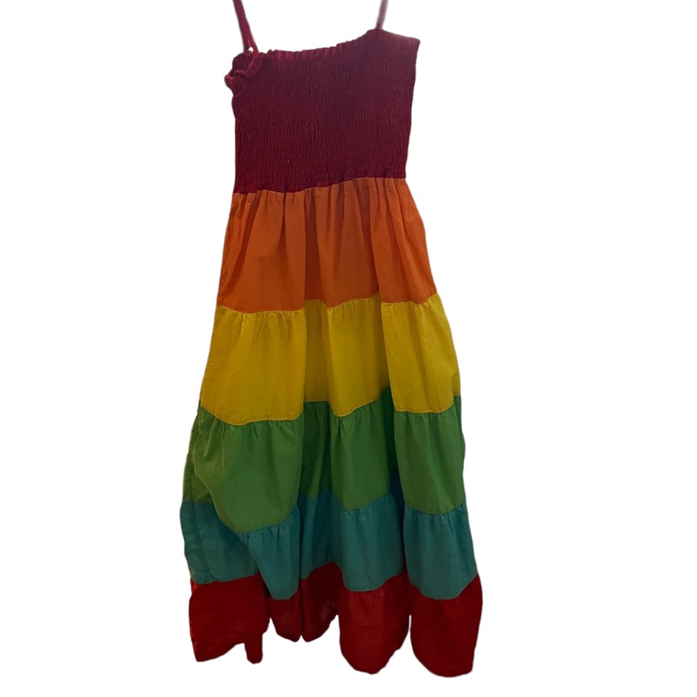 Rainbow maxi dress (girls)
